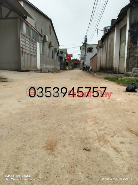 Urgent sale of subdivided land lot Auction area C Ngoc Liep - Quoc Oai 62m2 mt 5.5m ssgd _0