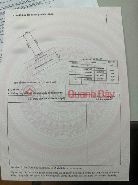 Mặt đường Trung Nghĩa – lô đất 63,8m², hướng Đông Nam – giá chỉ 1.5x tỷ! ZALO 0567 222 555 Niêm yết bán