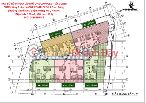 HOT SỞ HỮU NGAY CĂN HỘ ONE COMPLEX – SỐ 1 ĐỊNH CÔNG, Quận Hoàng Mai, Tp Hà Nội _0