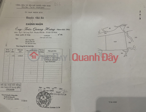 Cần bán nhanh lô đất ở Nhà Bè, giá rẻ. _0