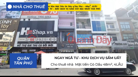 House for rent on Go Dau street frontage, 48m², 4 FLOORS - RIGHT AT A VERY BUSY CROSSROAD _0