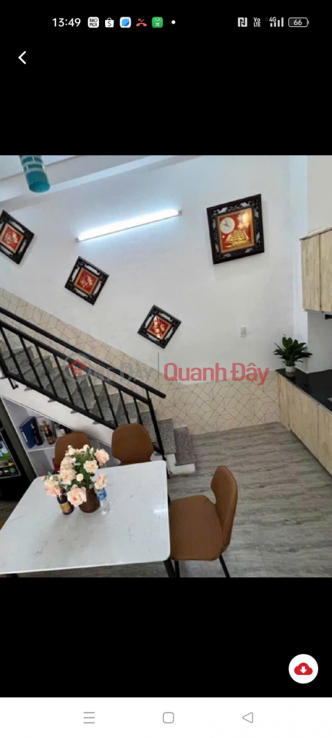 Urgent sale of Quang Trung Go Vap house for only 2.45 billion, 20m2, 4 floors, car alley, furniture included _0