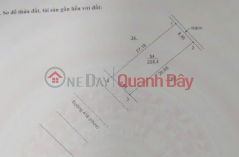 CHÍNH CHỦ Cần Bán Nhà Đất Mặt Tiền Trung Tâm Xã Mỹ Đức gần 230m2 Mặt Đường 419 _0