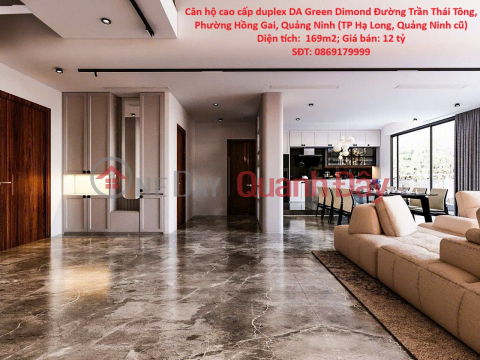 Luxury duplex apartment for sale at Green Diamond project, Tran Thai Tong Street, Hong Gai Ward, Quang Ninh. _0