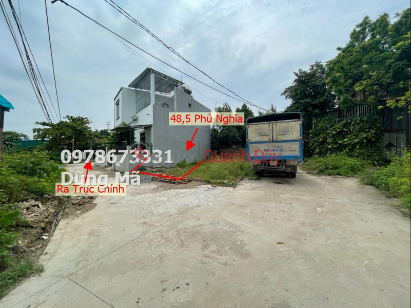 Property Search Vietnam | OneDay | Nhà ở Niêm yết bán CHÍNH CHỦ BÁN LÔ ĐẤT 48,5M GẦN NGAY KHU CÔNG NGHIỆP PHÚ NGHĨA-CHƯƠNG MỸ