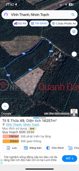 Property Search Vietnam | OneDay | Residential | Sales Listings | OWNER'S LAND - GOOD PRICE - Nguyen Huu Canh Street, 2km from Nhon Trach District Center