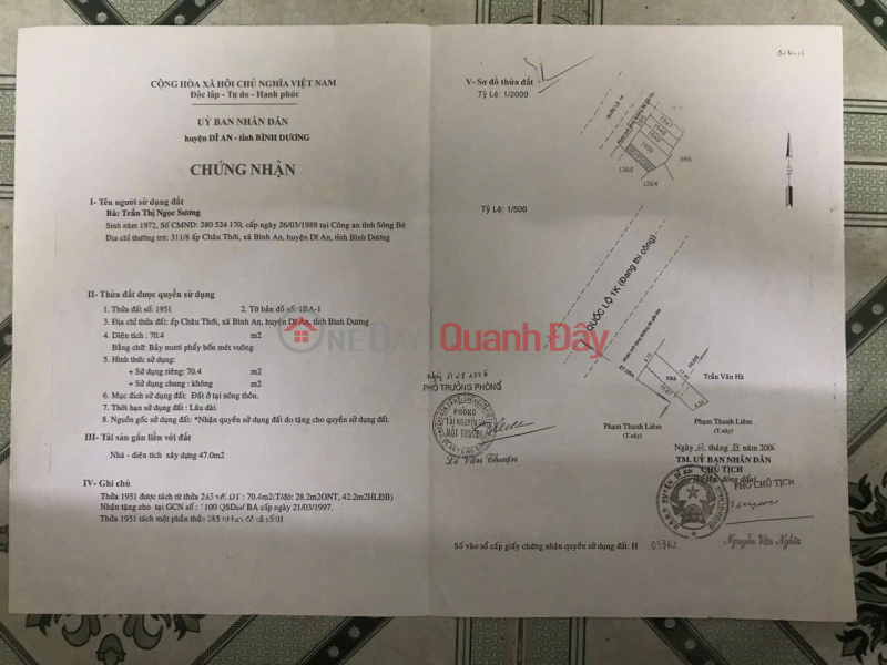 Property Search Vietnam | OneDay | Residential, Sales Listings, BEAUTIFUL HOUSE - GOOD PRICE, NEED TO SELL QUICKLY HOUSE located in Di An City, Binh Duong Province