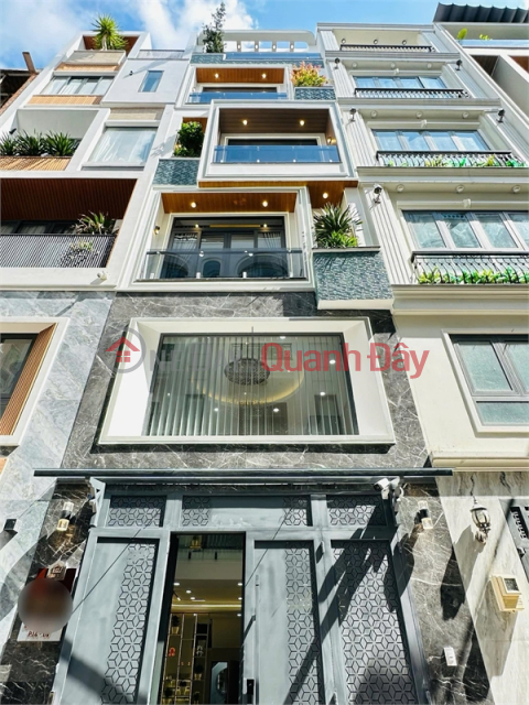 Right at Emart Phan Huy Ich, 6-storey house with elevator, fully furnished, only 8.5 billion _0