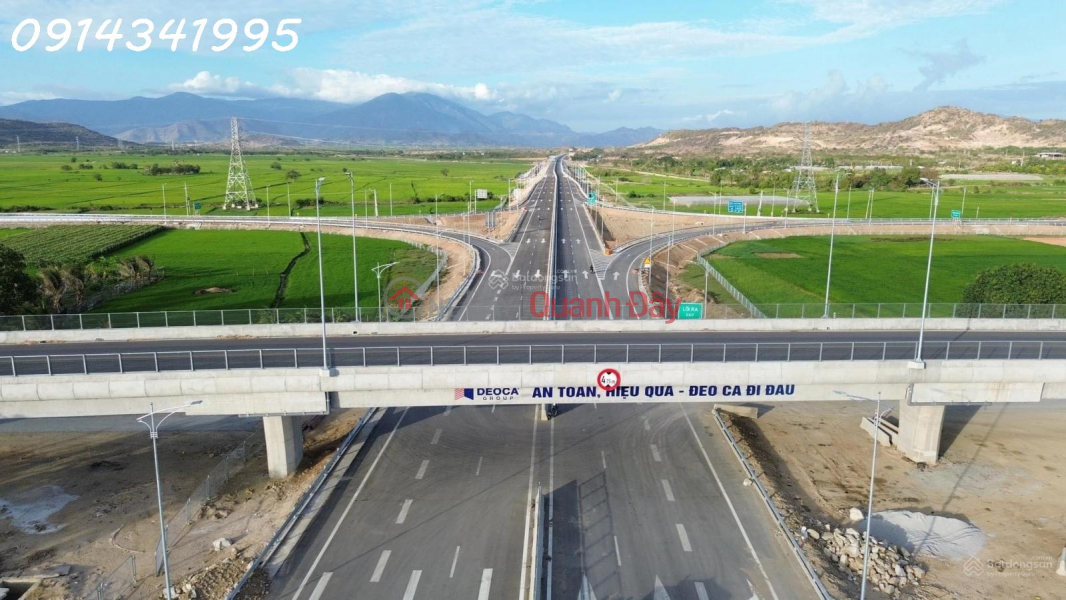 Nút giao cao tốc Cam Lâm Vĩnh Hảo. Mặt QL27A, 20x50m sân bay Thành Sơn 5km, QL1 6km Niêm yết bán