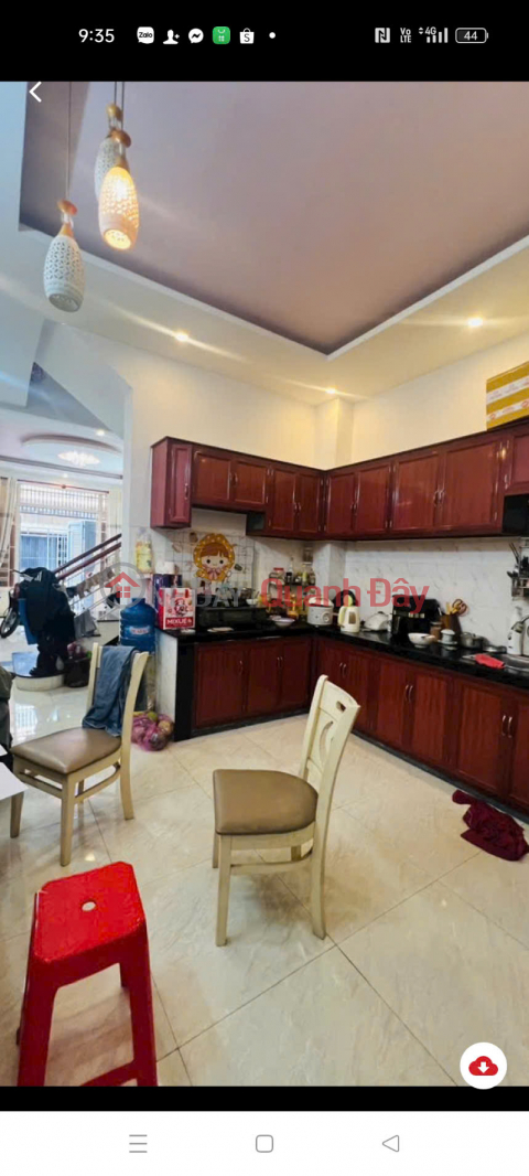 Urgent sale of beautiful house in Pham Van Chieu, Go Vap, only 4.45 billion, 52m2, 2 floors, car alley, no surrounding amenities _0