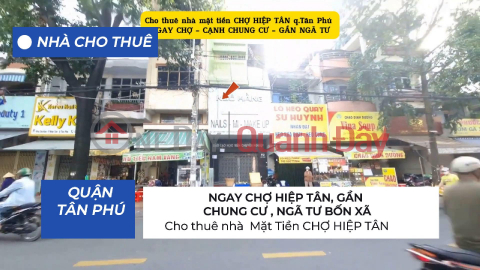 RARE - House for rent, frontage on HIEP TAN MARKET, 64m², 2nd floor - NEAR APARTMENT BUILDING _0