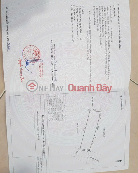Owner needs to quickly sell a plot of land in Yen Duong Village - Hong Thai Dong Commune (now Hoang Que Ward) - Dong Town. _0