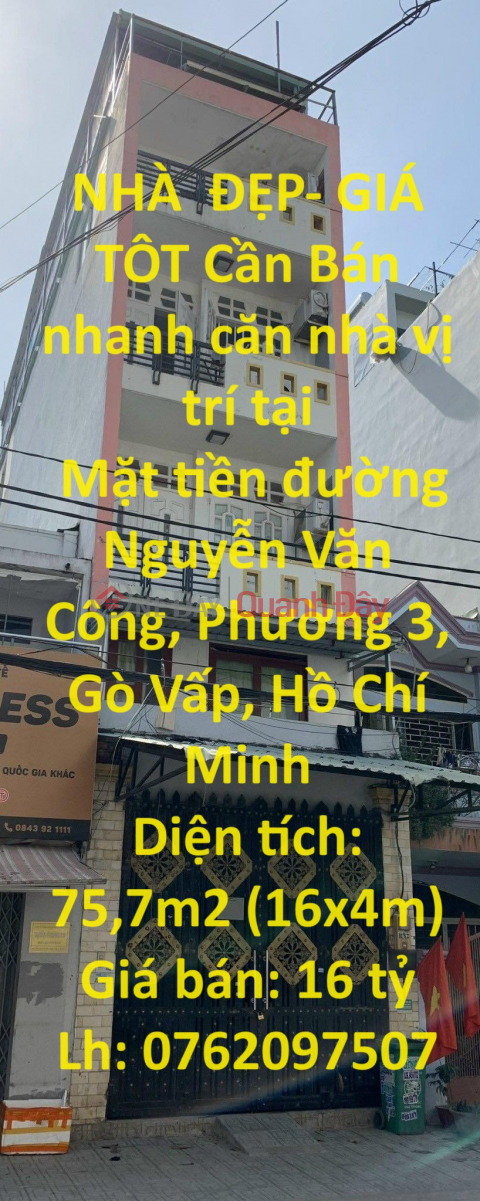 NHÀ ĐẸP- GIÁ TÔT Cần Bán nhanh căn nhà vị trí tại quận Gò Vấp, TPHCM _0