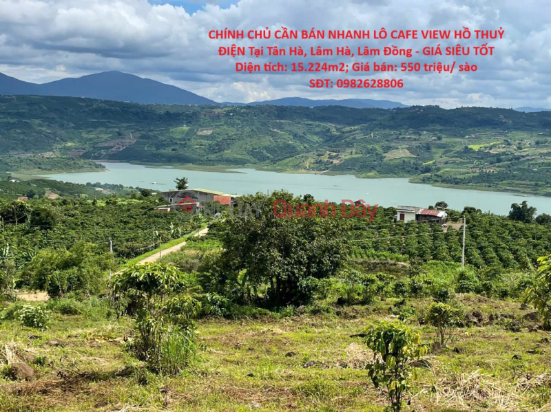 OWNER NEEDS TO QUICKLY SELL CAFE LOT WITH VIEW OF HYDROELECTRIC LAKE In Tan Ha, Lam Ha, Lam Dong - SUPER GOOD PRICE Sales Listings