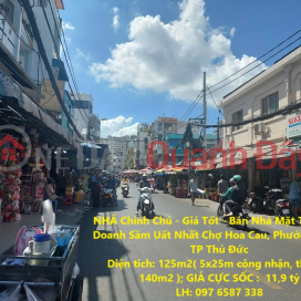 Owner House - Good Price - Selling the Most Busiest Business Street Front House in Hoa Cau Market, Phuoc Long B, Thu Duc City _0