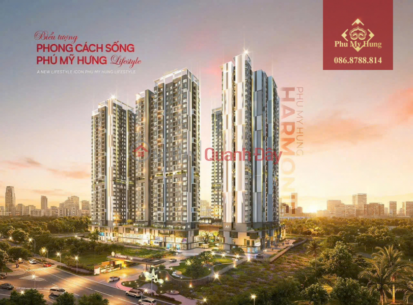 DỰ ÁN CĂN HỘ CAO CẤP PHÚ MỸ HƯNG HARMONIE (BLOCK A5 - PEONY) Niêm yết bán