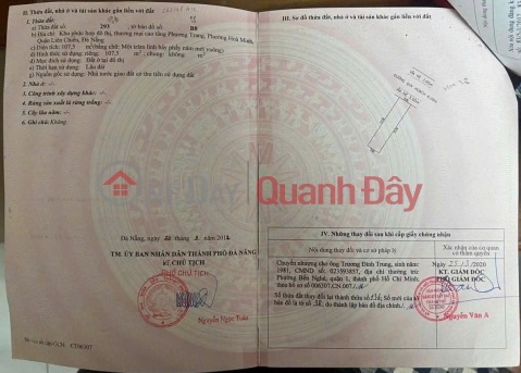 LAND FOR SALE ON HOA MINH 28 STREET – CONNECTING TO HO TUNG MAU STREET _0