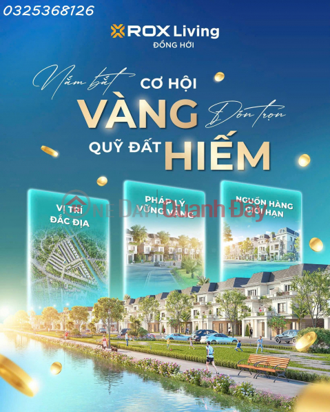ĐẤT NỀN TRUNG TÂM ROX LIVING ĐỒNG HỚI Niêm yết bán
