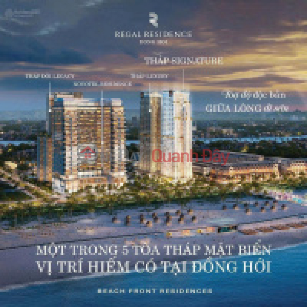 Sở hữu căn hộ bên biển Nhật Lệ – sở hữu lâu dài . Căn hộ 2PN tại Regal Residence Signature Niêm yết bán