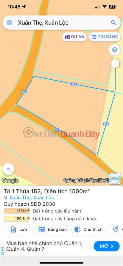 BEAUTIFUL LAND - GOOD PRICE - Owner Needs to Sell Land Lot with 2 FRONT FACES in Xuan Tho Commune, Xuan Loc, Dong Nai _0