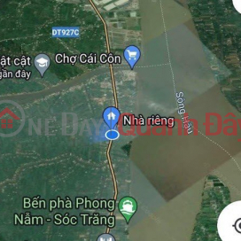 Land with frontage of South Song Hau road, shocking price! Address: An An Hamlet, An Lac Commune, The Plan is far from Cai Con market _0