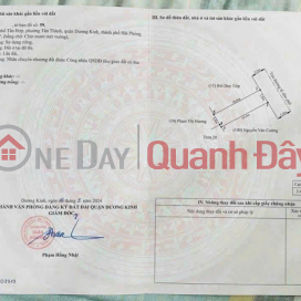 2X TR/M2 LÔ ĐẤT 90M2 PHỐ TÂN SƠN - TÂN THÀNH - DƯƠNG KINH -ZALO 0567 222 555 _0