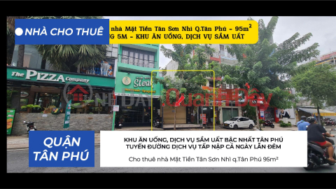 Cho thuê nhà Mặt Tiền Tân Sơn Nhì q.Tân Phú 95m² - NGANG 5M - 22Triệu _0