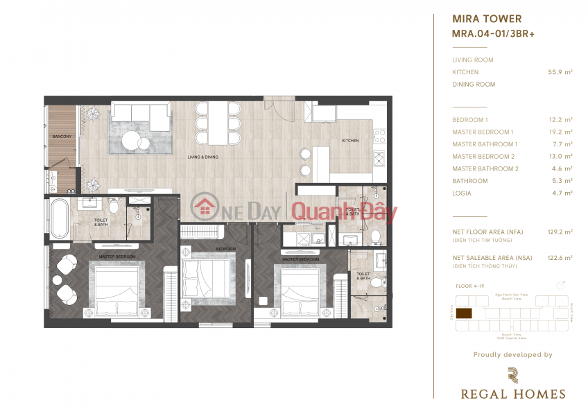 3-bedroom apartment - Regal Complex Sales Listings (849-3727718940)