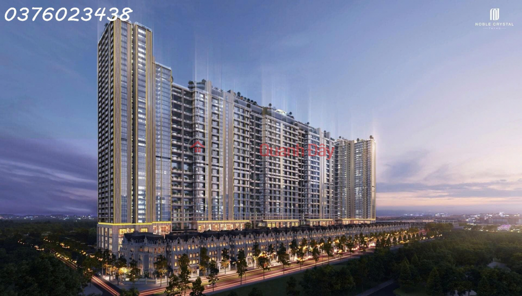 Siêu phẩm căn Duplex tầng trung (3PN+4WC) Noble Crystal Tây Hồ | Việt Nam, Bán, đ 32 tỷ