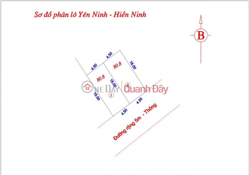 Brand new product Fo in Yen Ninh- Hien Ninh-Soc Son, please rate investors! Sales Listings