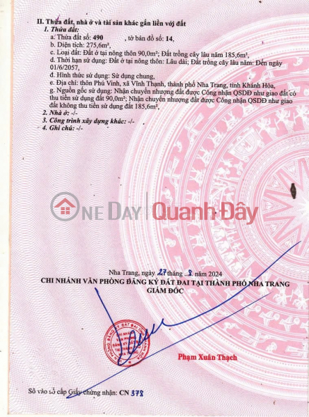 HOT DEAL! PRIME LAND - GREAT PRICE! OWNER SELLING LAND WITH HOUSE INCLUDED in Nha Trang City, Khanh Hoa Province. Sales Listings