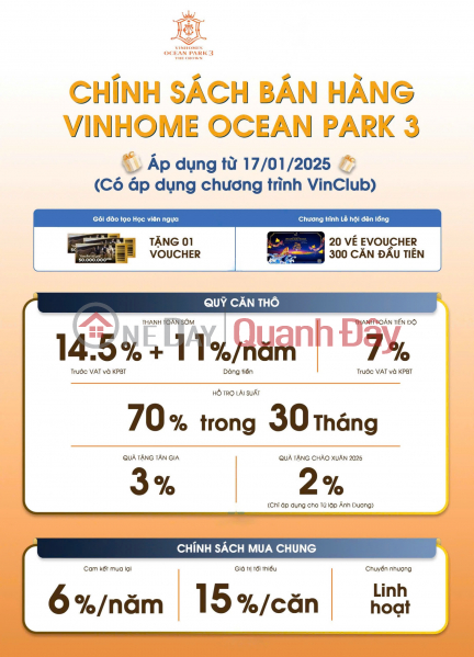 Property Search Vietnam | OneDay | Nhà ở | Niêm yết bán | Độc quyền Vịnh Thiên Đường VTD2 vinhomes ocean park 3