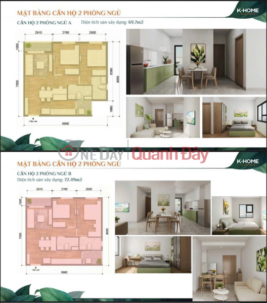 Property Search Vietnam | OneDay | Nhà ở, Niêm yết bán 2 phòng ngủ, ban công rộng, thiết kế chuẩn Singapore