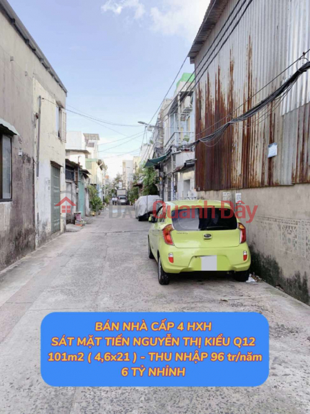 Bán nhà cấp 4 hxh sát mt Nguyễn Thị Kiểu Q12 - 101m2 - hu nhập 96tr/năm - 6 tỷ nhỉnh 0932030061 | Vietnam | Sales | đ 6.1 Billion