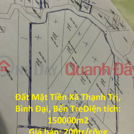 BEAUTIFUL LAND - GOOD PRICE - Quick Sale Land Lot Front Thanh Tri Commune, Binh Dai, Ben Tre _0