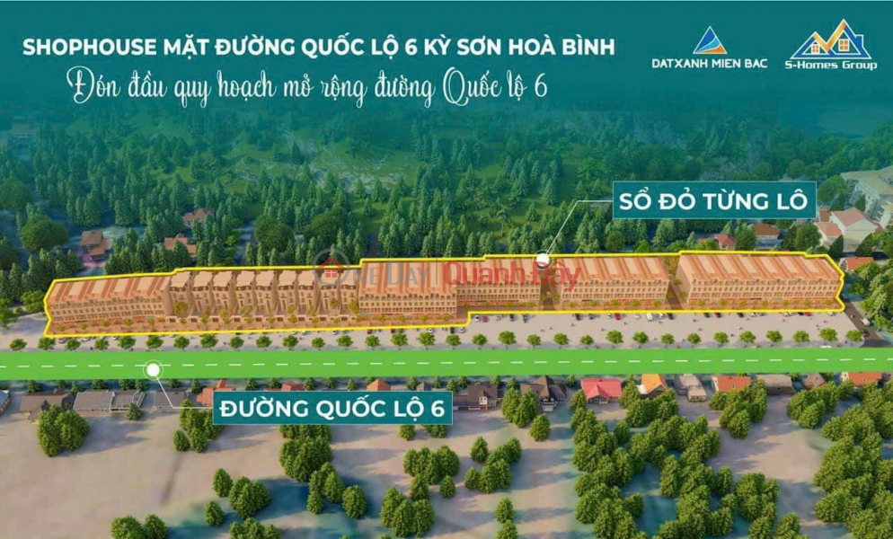 Property Search Vietnam | OneDay | Nhà ở, Niêm yết bán Cực HOT ĐẤT NỀN ĐẦU TƯ CẮT LỖ SÂU CHỈ 13.X triệu/m2 Đất Mặt Quốc Lộ 6, Mặt tiền 10m