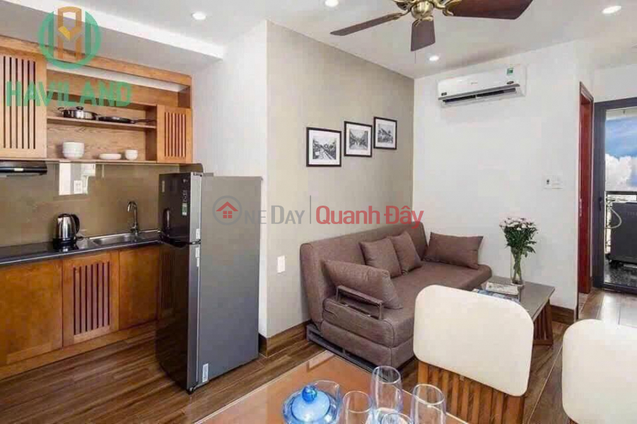 Cho thuê căn hộ đầy đủ nội thất có ban công. Niêm yết cho thuê