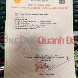 Land for sale in Hamlet 9, Nghi Phong, Nghe An. _0