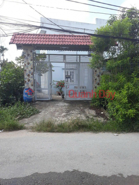 Land for sale with existing 1-story house with mezzanine in Nhi Binh 18, Hoc Mon, HCM, area 372m2, price 14.8 billion VND. Sales Listings