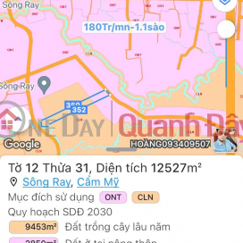 OWNER FOR SALE Lot of Land, Beautiful Location, Hamlet 5, Song Ray, Cam My, Dong Nai _0