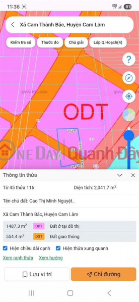 HOT HOT - Owner Sells Beautiful Land Lot in Cam Thanh Bac Commune, Cam Lam, Khanh Hoa Sales Listings