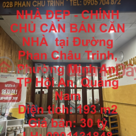 NHÀ ĐẸP - CHÍNH CHỦ CẦN BÁN CĂN NHÀ tại Đường Phan Châu Trinh, Phường Minh An, TP Hội An, Quảng Nam _0