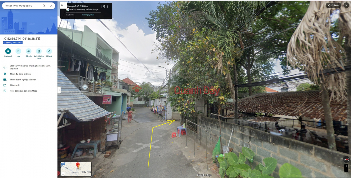 đ 15 Billion Land for sale in alley 33, street 8, Linh Xuan ward, Thu Duc district (now Linh Xuan ward),Ho Chi Minh city
