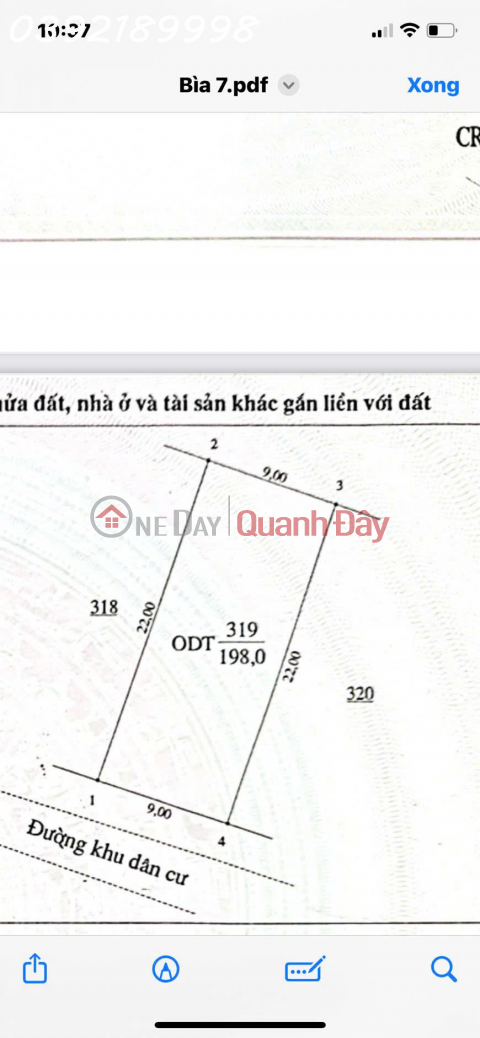 CHÍNH CHỦ CẦN BÁN 198m² ĐẤT TẠI THÔN BẾN SƠN – TT. YÊN LẬP – H. YÊN LẬP – PHÚ THỌ _0