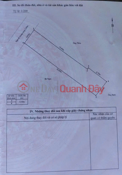 đ 8.4 Billion | Located on Hao Khe street - 130m² - 4.8m frontage - near Lach Tray, ideal for business.