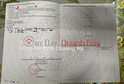 PRICE ONLY 1TY650 TO OWN 126M LAND LOT IN THUY XUAN TIEN-CHUONG MY _0