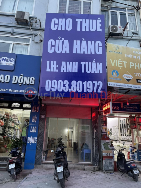 Owner Rent a shop\\/office on the street at the intersection of house number 38 Nguyen Xien, Thanh Xuan. 1st floor - 30m2. 15 million\\/month Rental Listings
