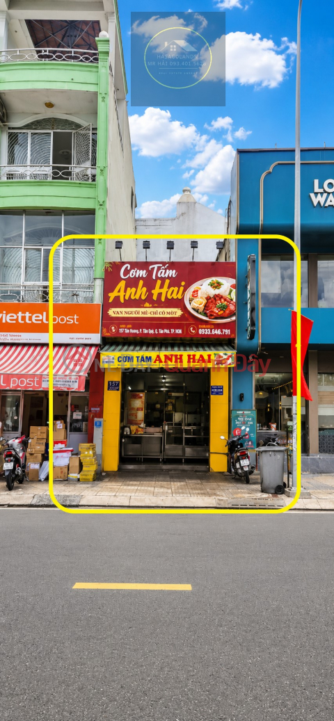 House for rent on Tan Son Nhi street, 80m², 20 million VND - near apartment buildings, intersection - area with many restaurants and services. _0