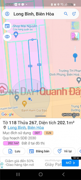 FOR SALE FAST townhouse front Huynh Dan Sanh Street, Long Binh Ward, Vietnam, Sales, đ 9.5 Billion