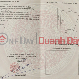 INVESTMENT IS PROFITABLE - Land Owned by the Owner in Ao U Hamlet, Nhan My Commune, Tan Lac District, Hoa Binh Province _0